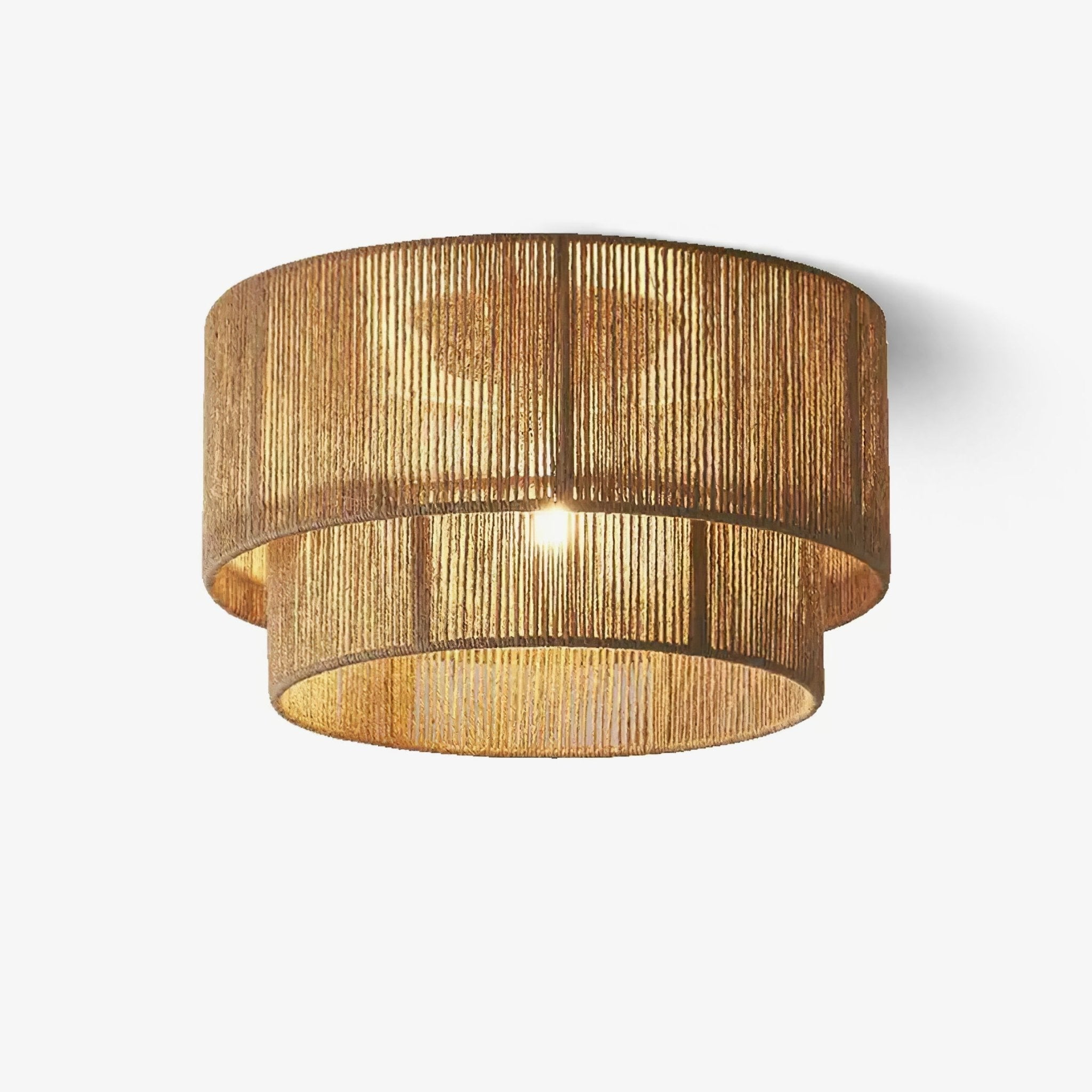 Cevynara Elegance Deckenleuchte aus Natürlichem Gewebe-Letslighting