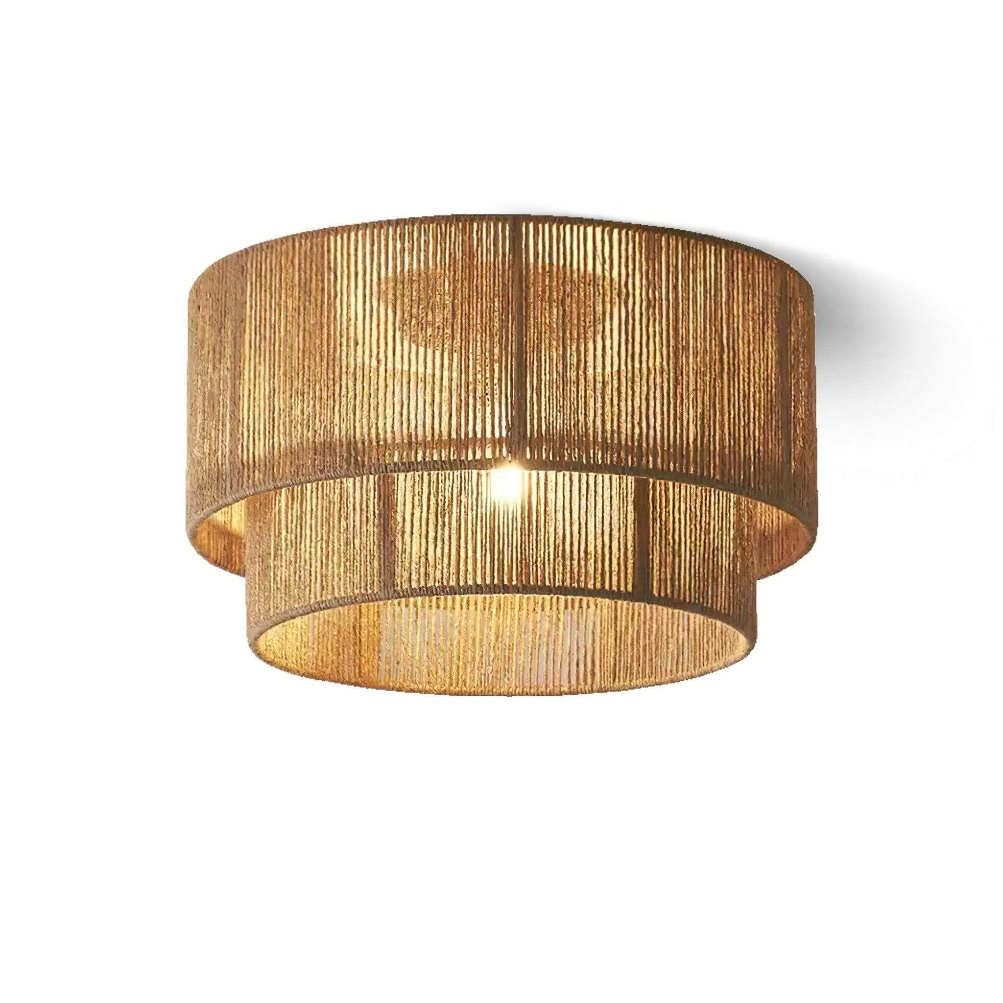 Cevynara Elegance Deckenleuchte aus Natürlichem Gewebe-Letslighting