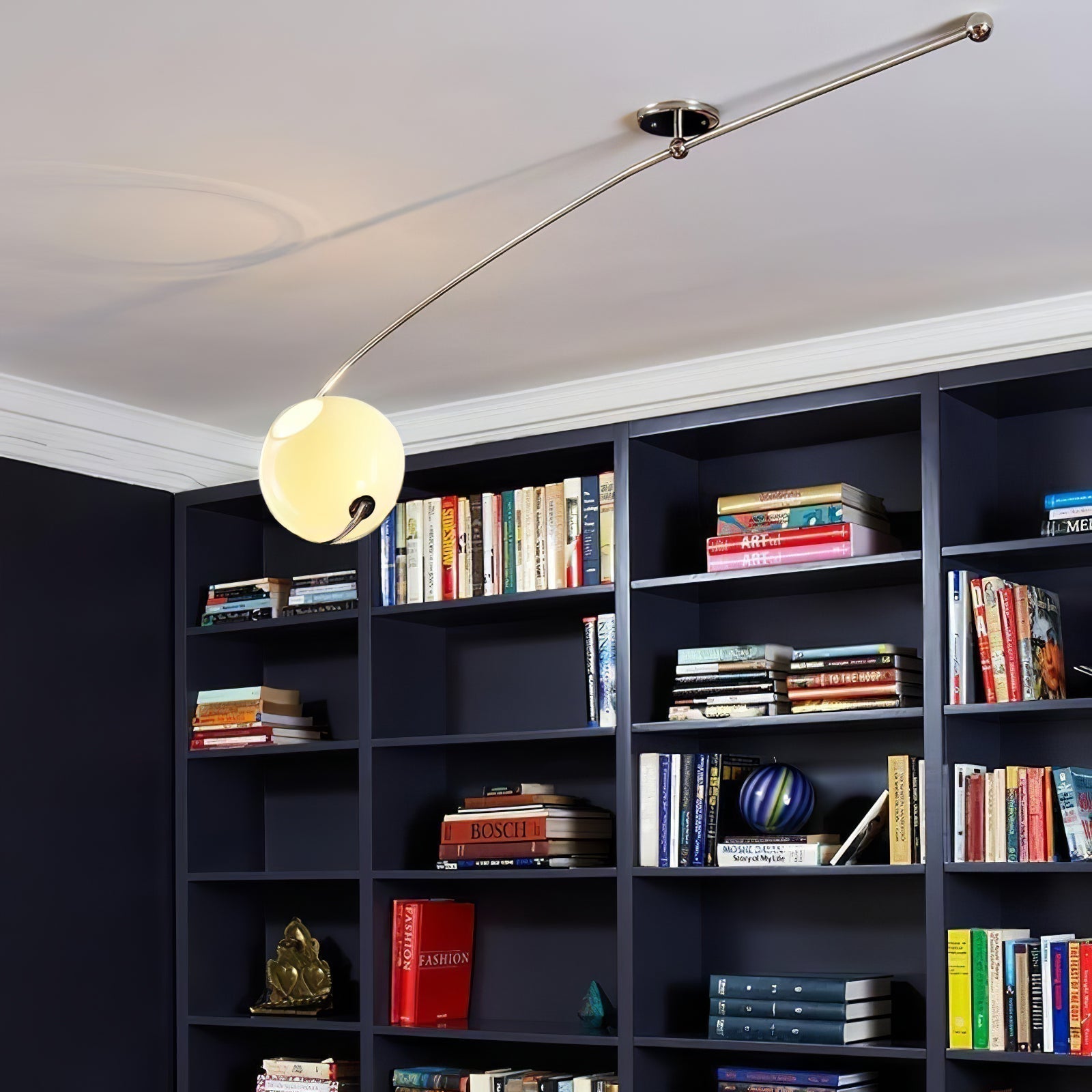 Elsoris Minimalistische Deckenleuchte aus Gebogenem Glas-Letslighting