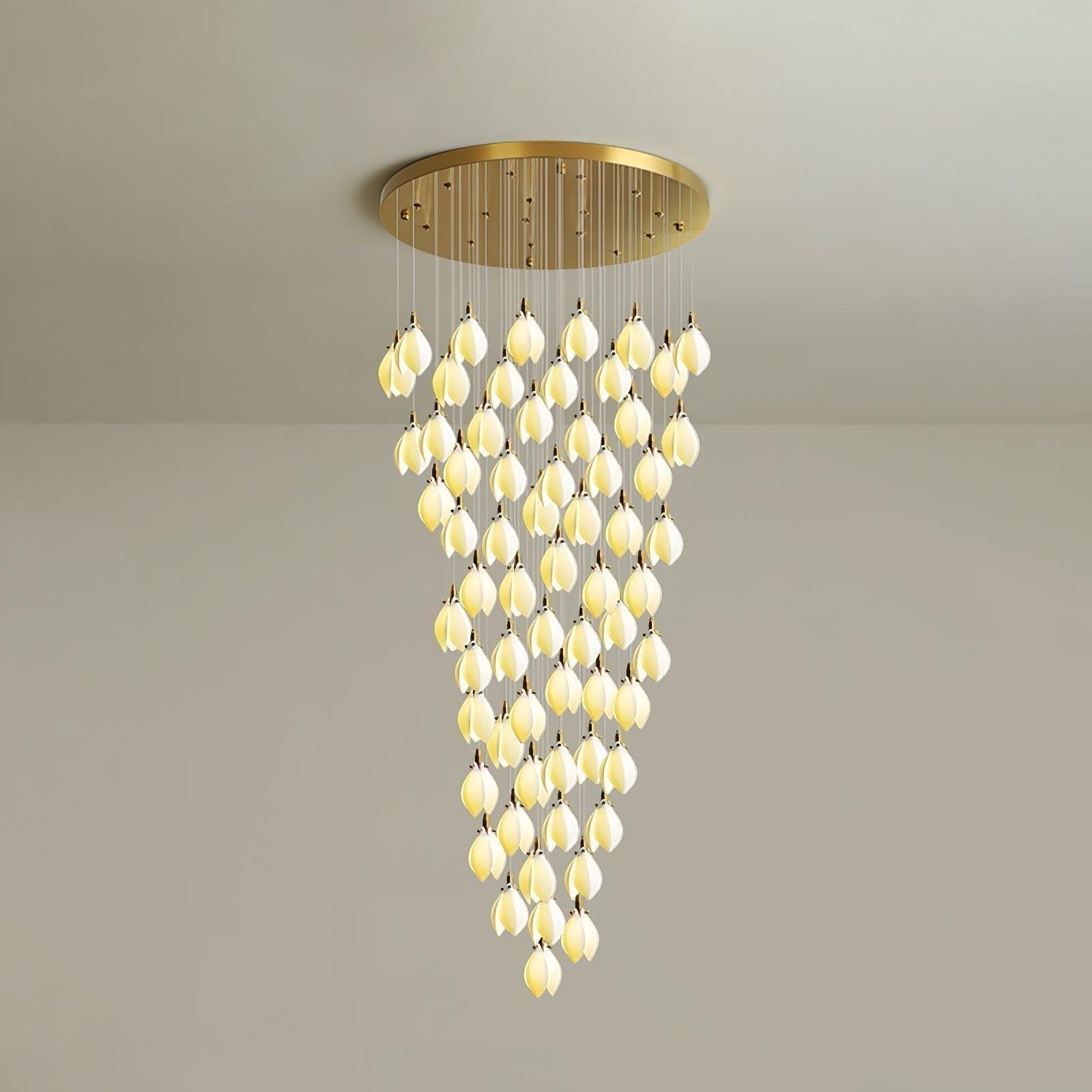 Caphayra Kronleuchter aus Keramik und Messing-Letslighting