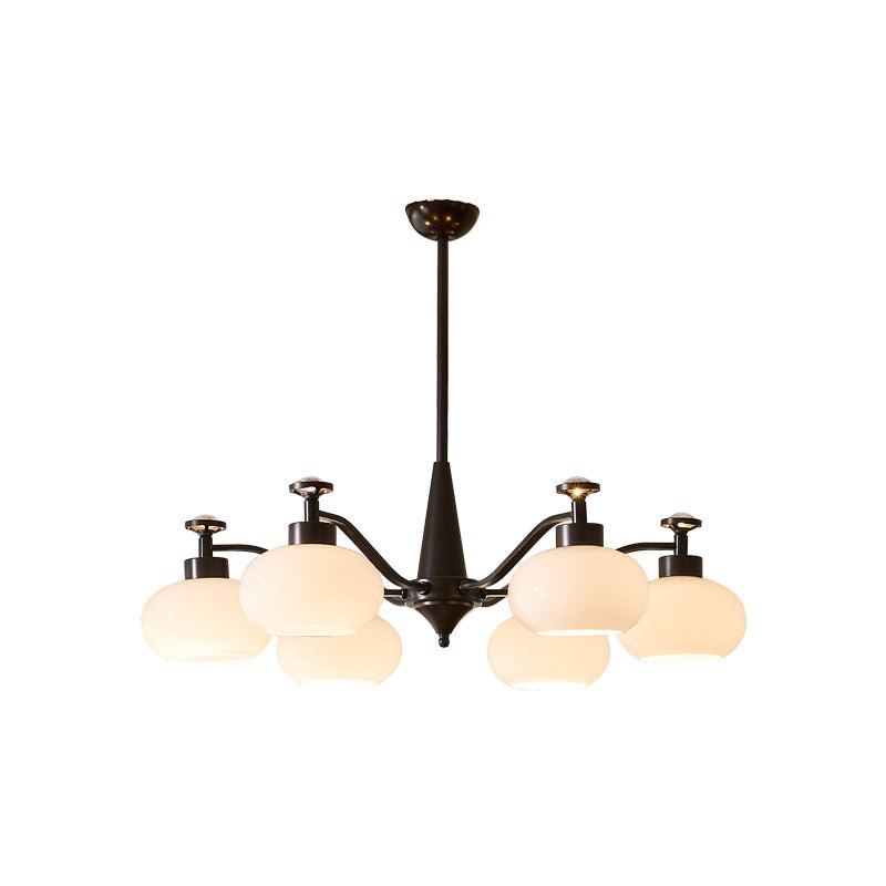 Althaen Eleganter Vintage-Glas-Kronleuchter-Letslighting