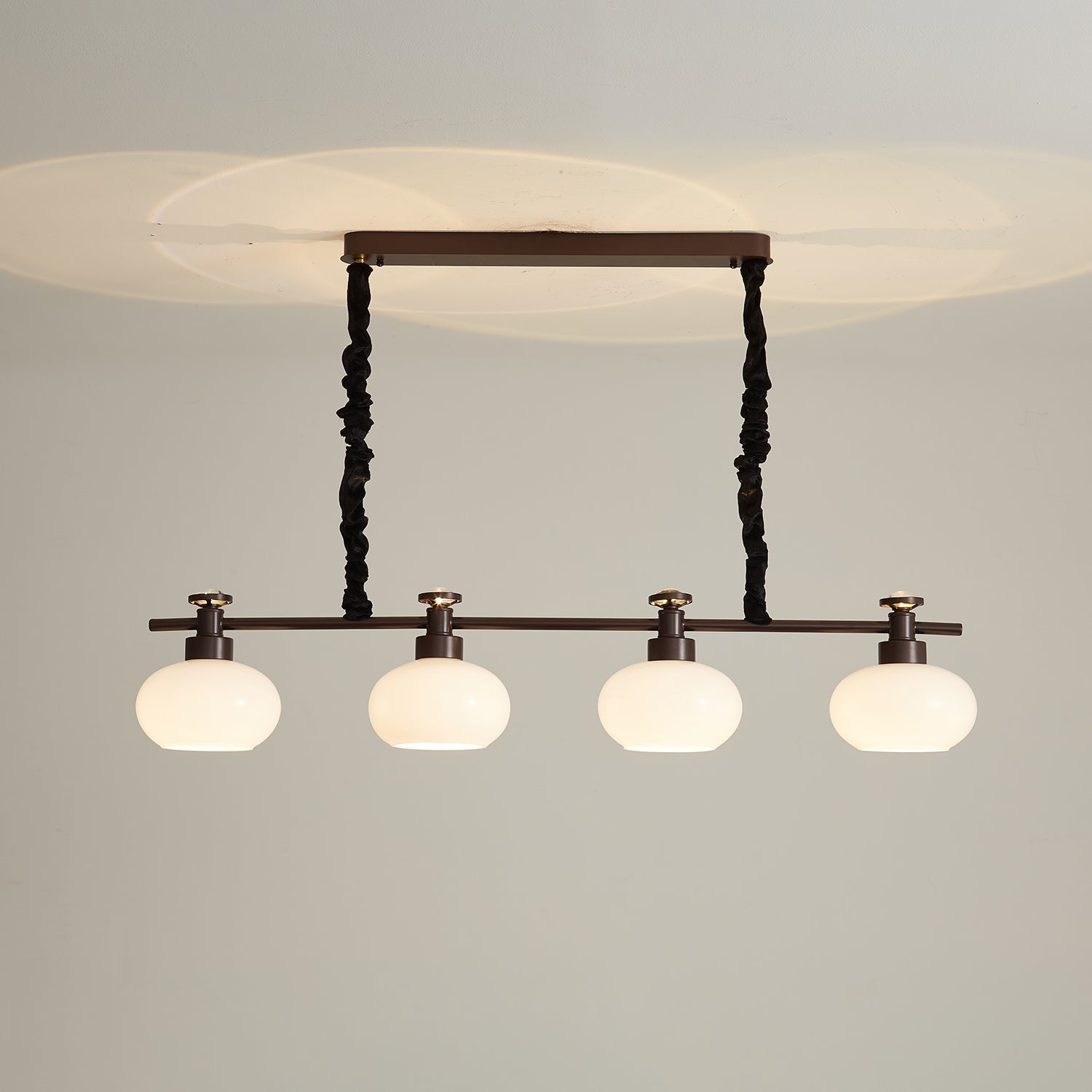 Althaen Eleganter Vintage-Glas-Kronleuchter-Letslighting