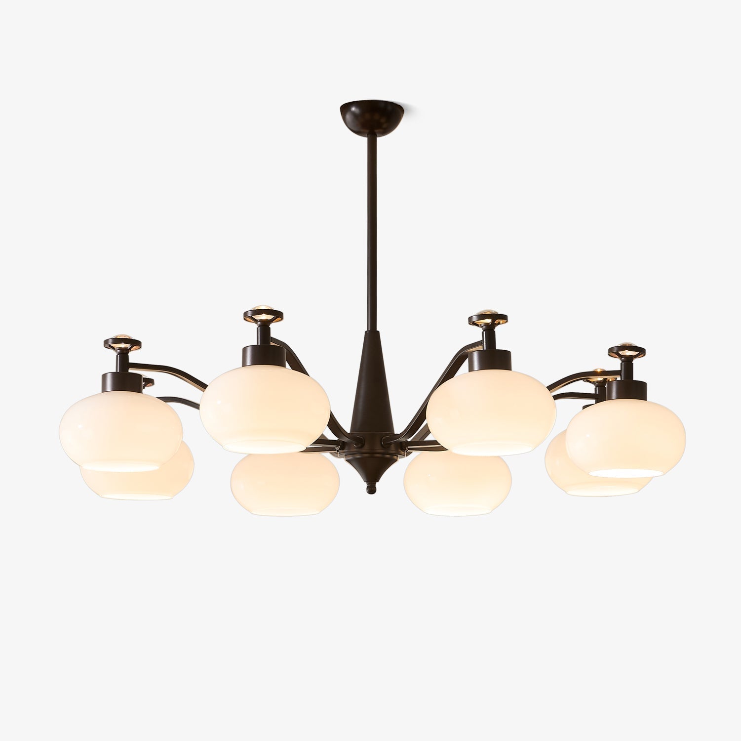 Althaen Eleganter Vintage-Glas-Kronleuchter-Letslighting