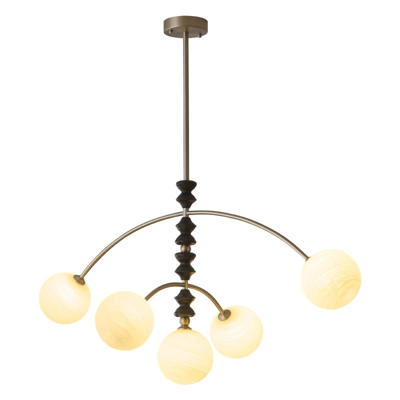 Cucarara Traditioneller Nordischer Bogen-Holzleuchter-Letslighting