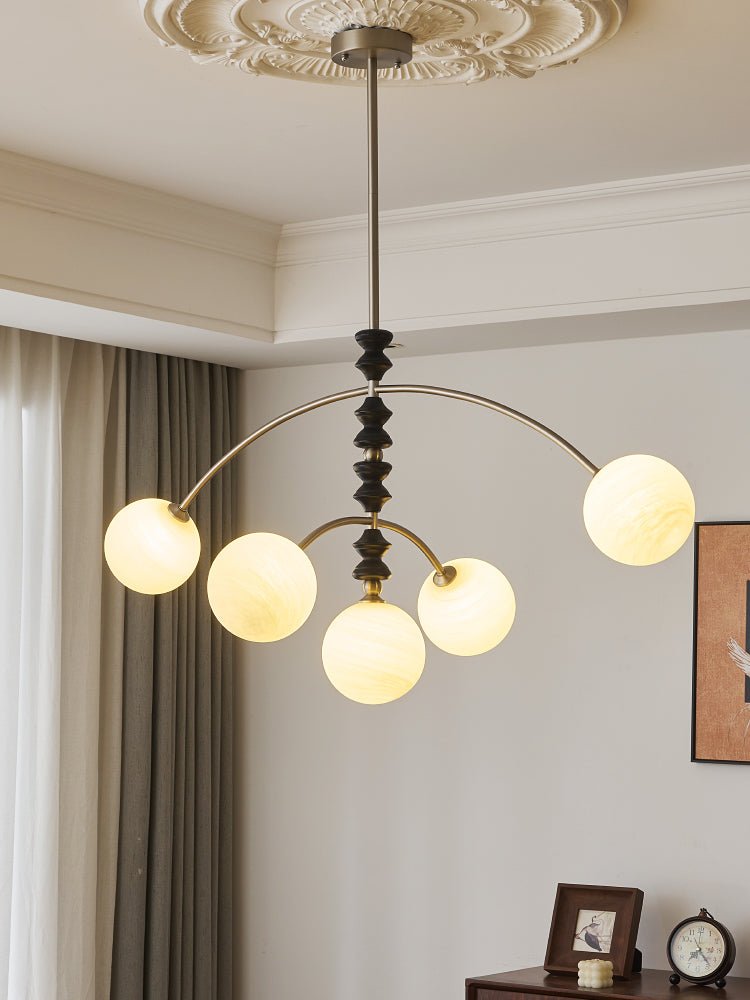 Cucarara Traditioneller Nordischer Bogen-Holzleuchter-Letslighting