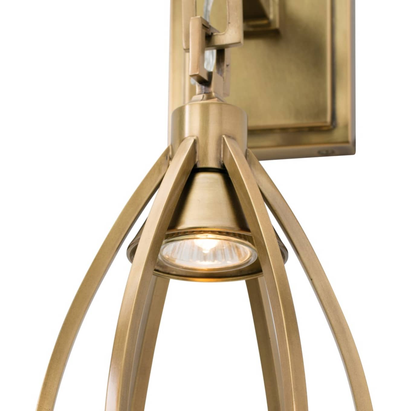 Gloruvys Wandleuchte aus Messing und Kristall-Letslighting
