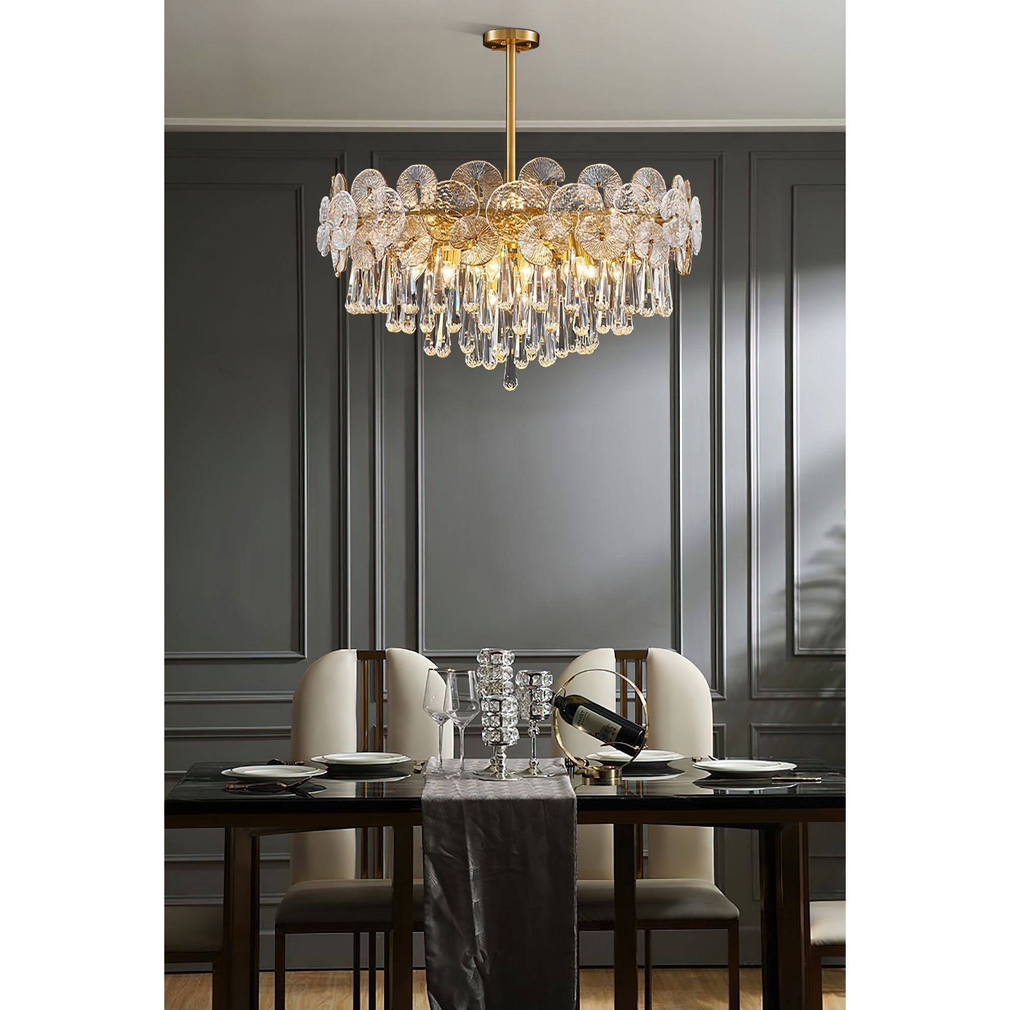 Caeluvyo Postmoderner Luxus Eleganz Kristall Kronleuchter-Letslighting