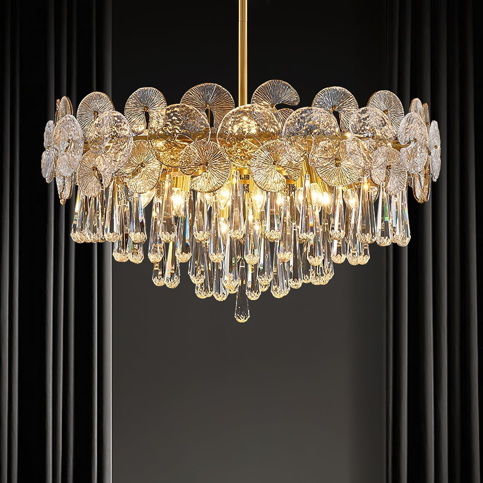 Caeluvyo Postmoderner Luxus Eleganz Kristall Kronleuchter-Letslighting