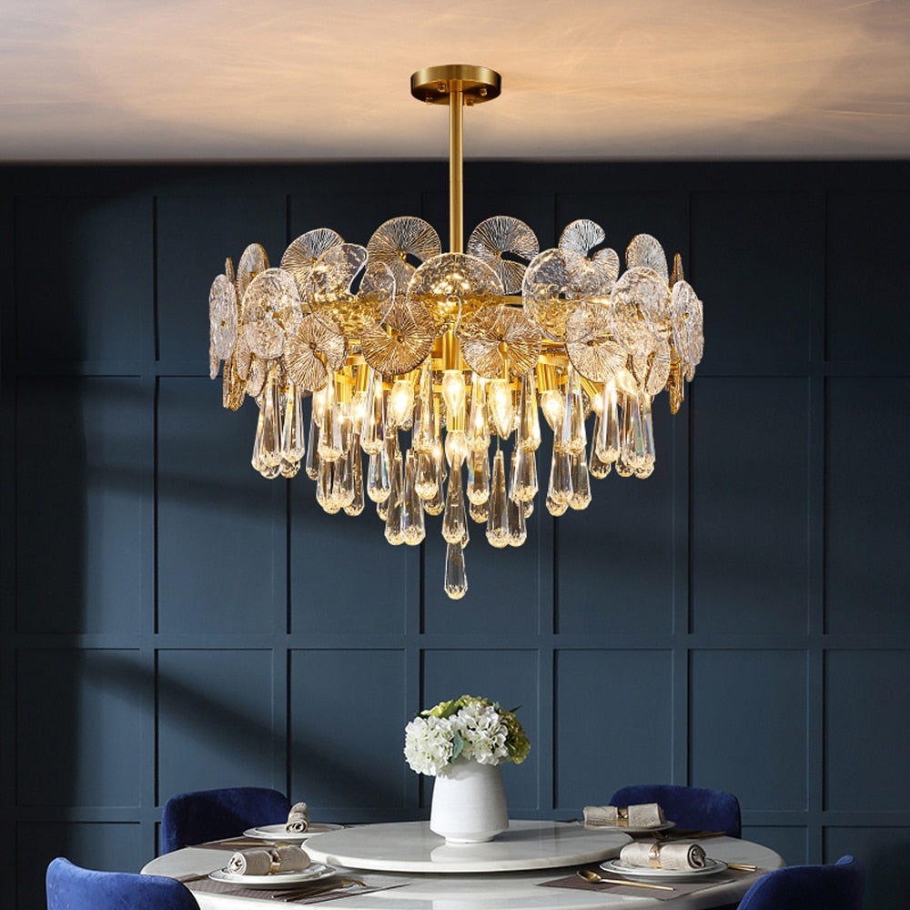 Caeluvyo Postmoderner Luxus Eleganz Kristall Kronleuchter-Letslighting