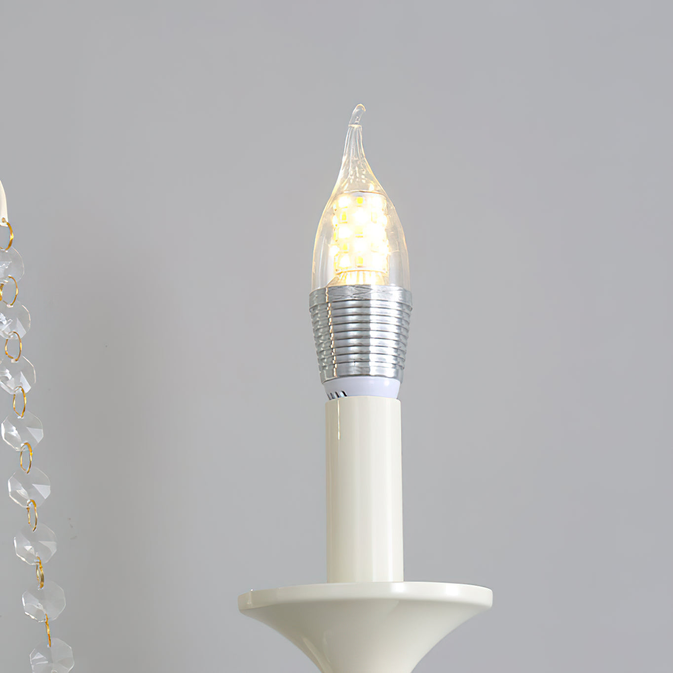 Jarnbruvys Traditionelle Kerzen-Kristall-Wandleuchte-Letslighting