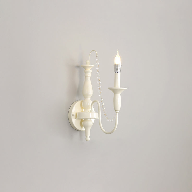 Jarnbruvys Traditionelle Kerzen-Kristall-Wandleuchte-Letslighting