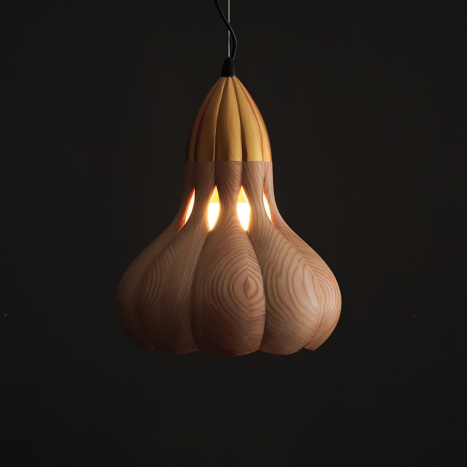 Arraeion Individuelle Kreativität Holz Pendelleuchte-Letslighting