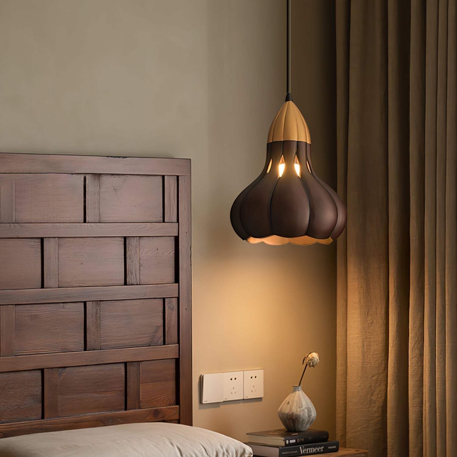Arraeion Individuelle Kreativität Holz Pendelleuchte-Letslighting