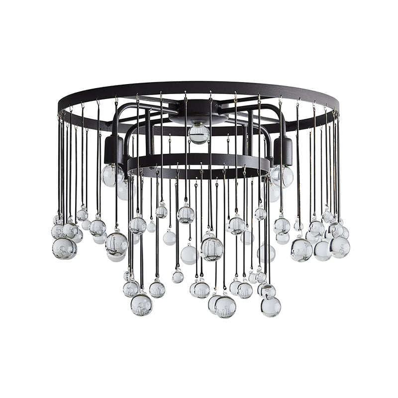 Fljotuvyo Luxuriöse Deckenleuchte aus Messing und Kristall-Letslighting