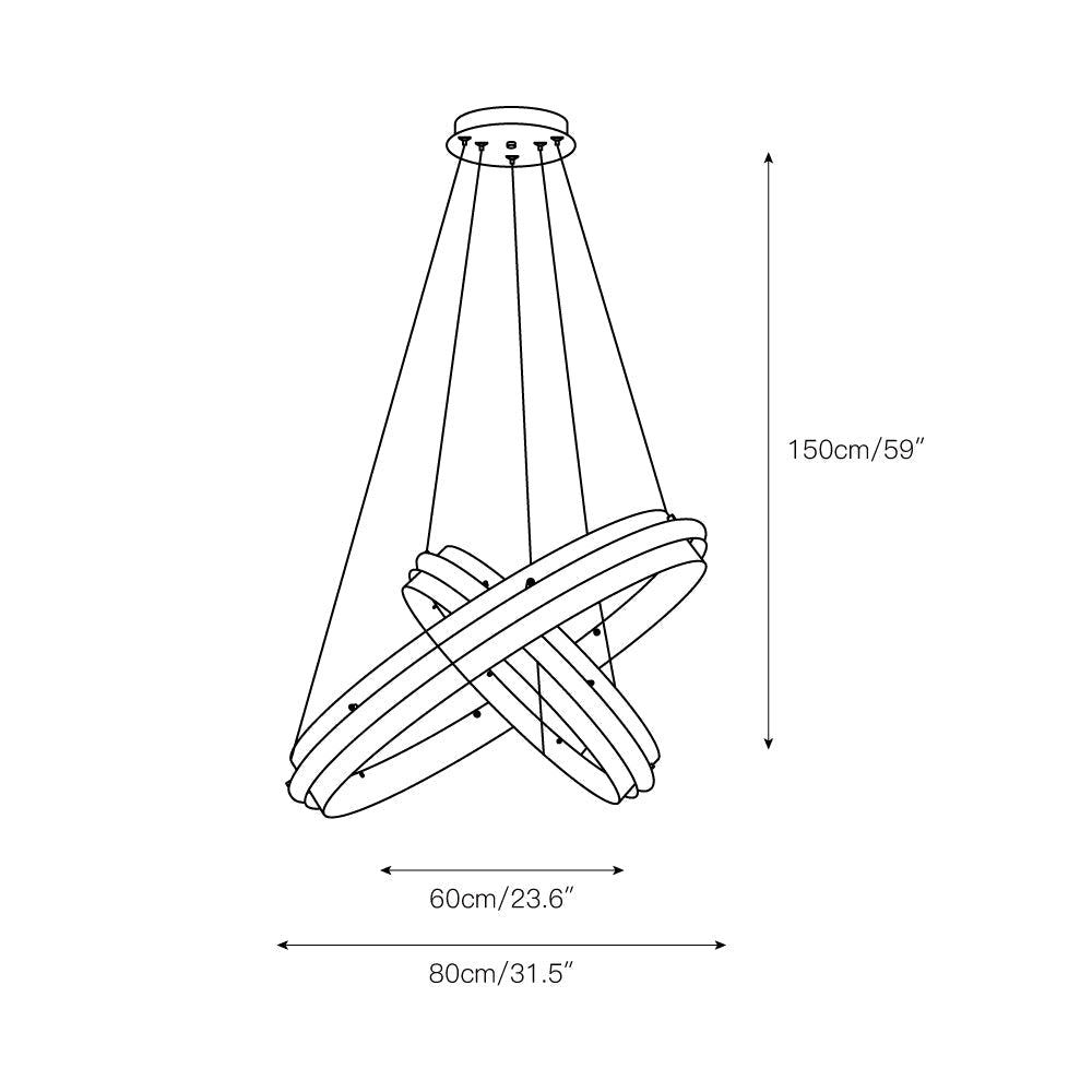 Himinuvyo Modern Minimalistisch Kronleuchter-Letslighting