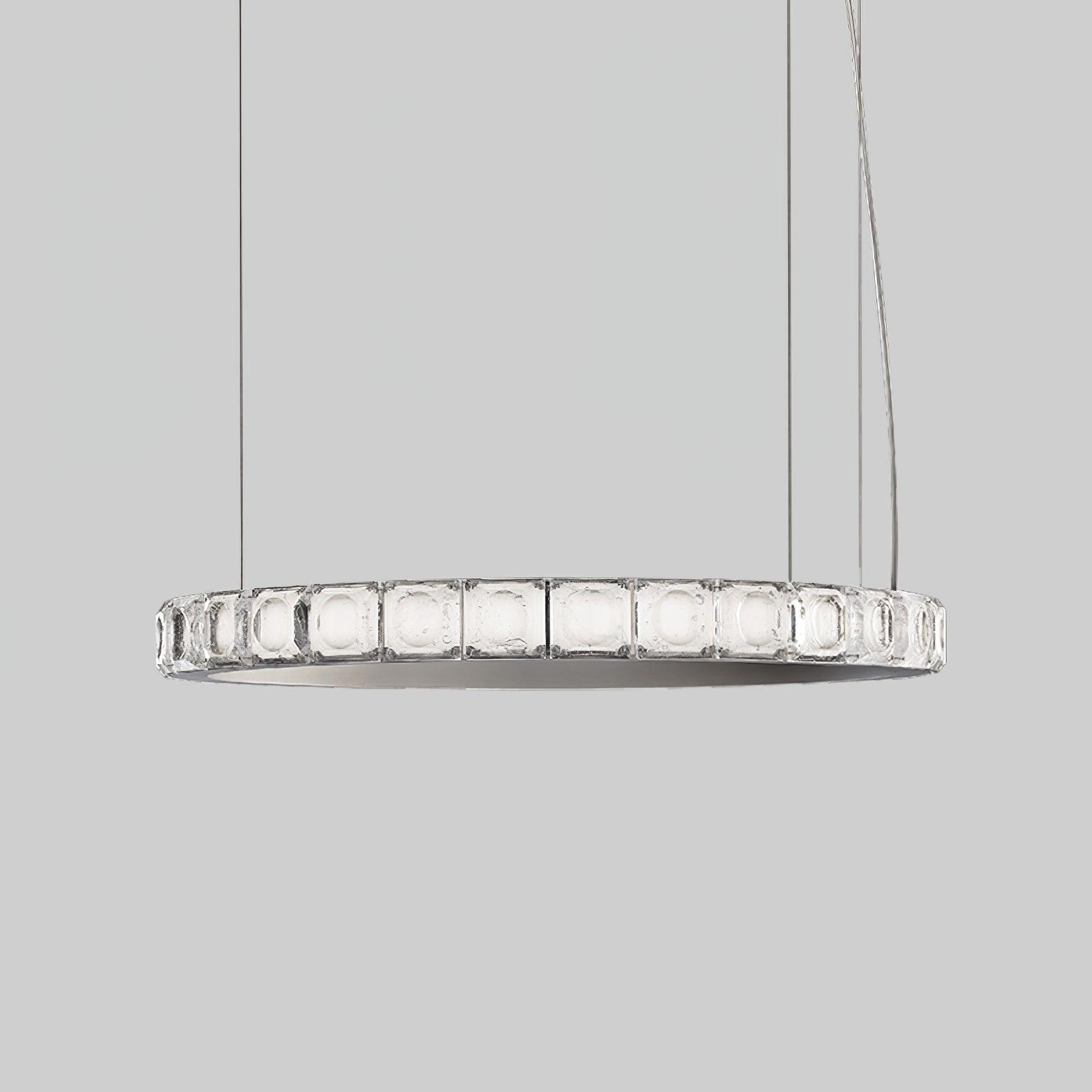 Avzorion Moderner minimalistischer Ring-Glas-Kronleuchter-Letslighting