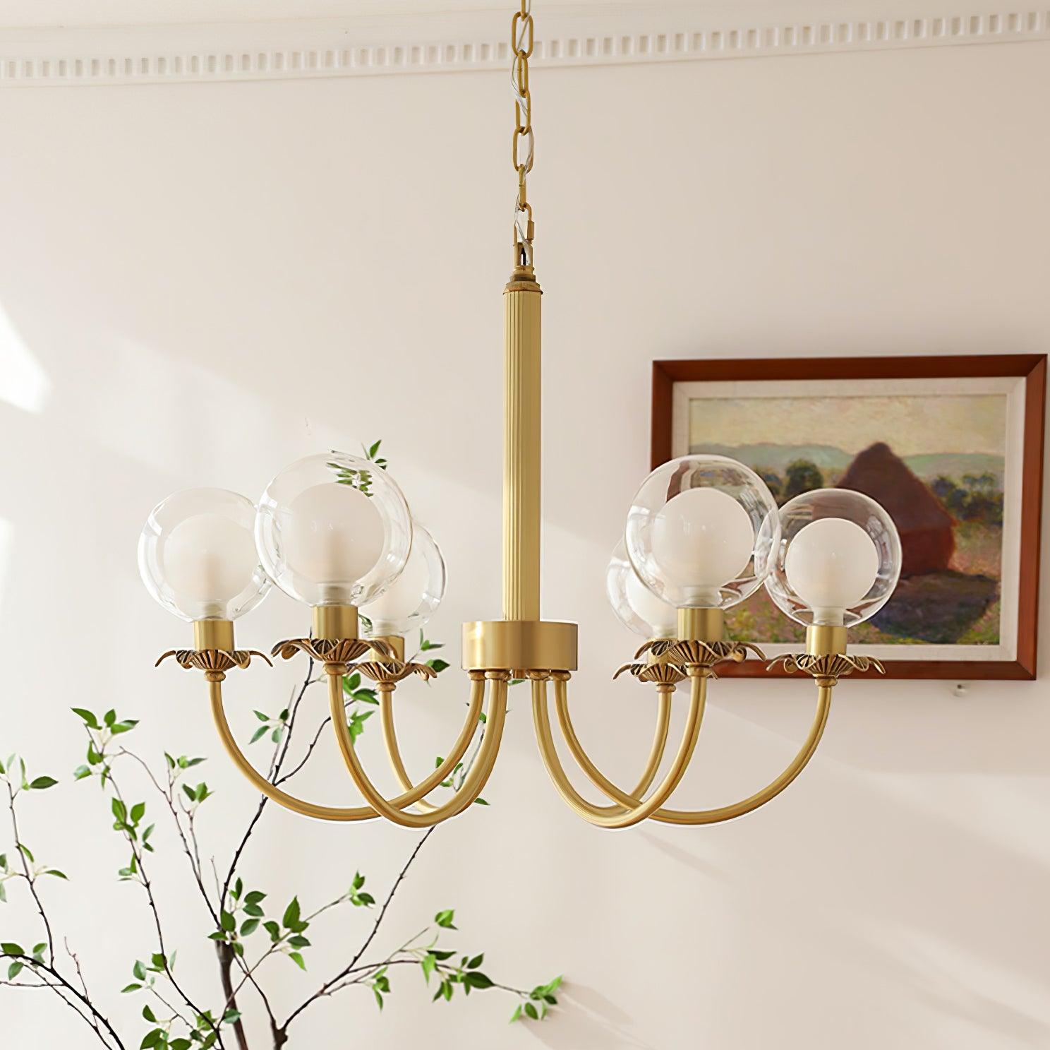 Crown Klassischer Glas-Kronleuchter-Letslighting