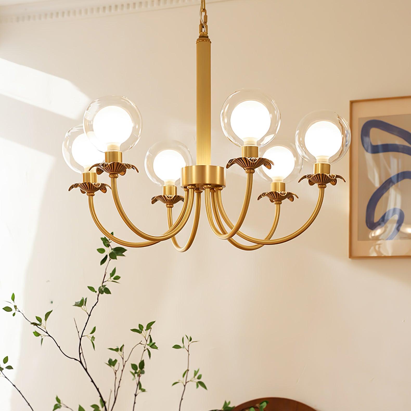 Crown Klassischer Glas-Kronleuchter-Letslighting