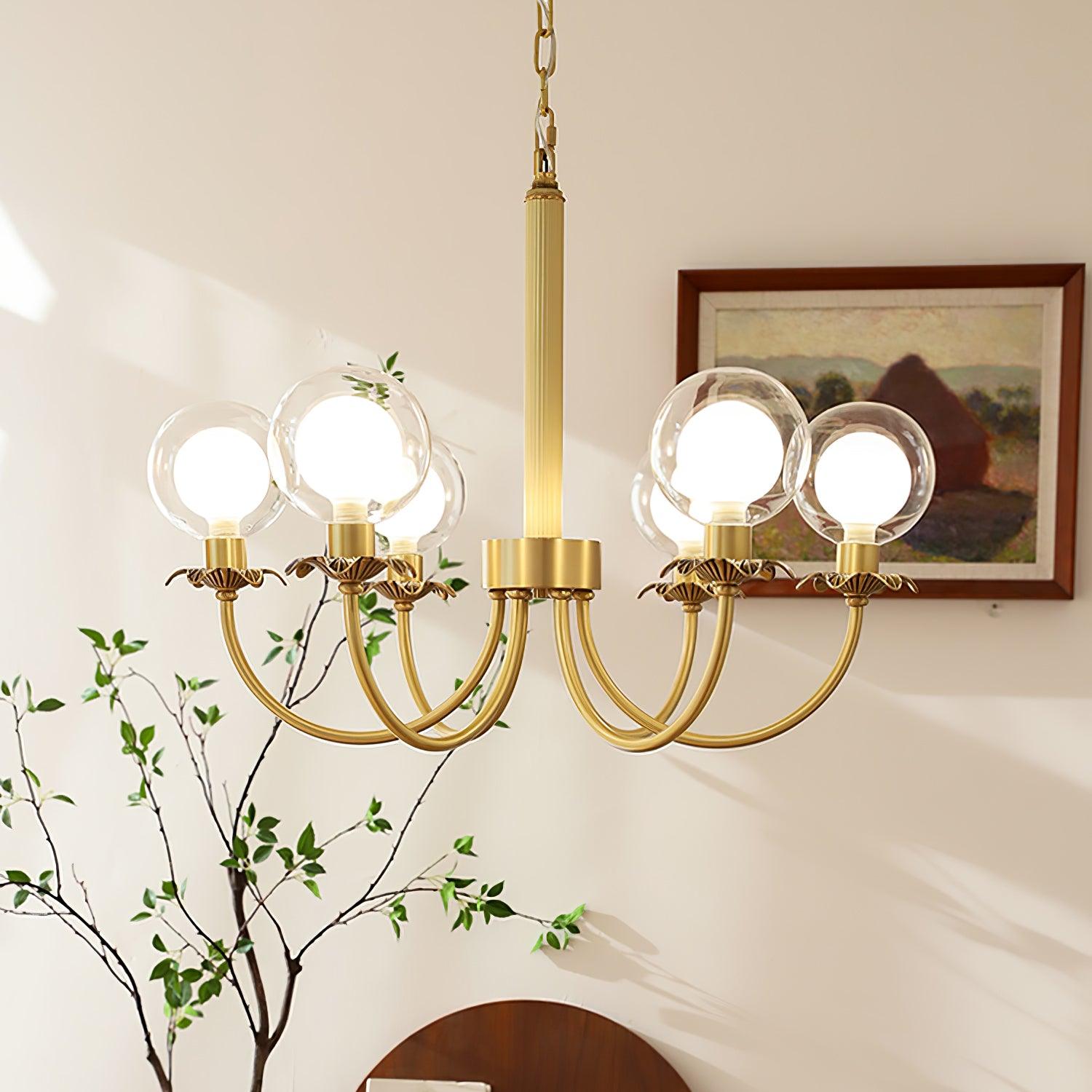 Crown Klassischer Glas-Kronleuchter-Letslighting