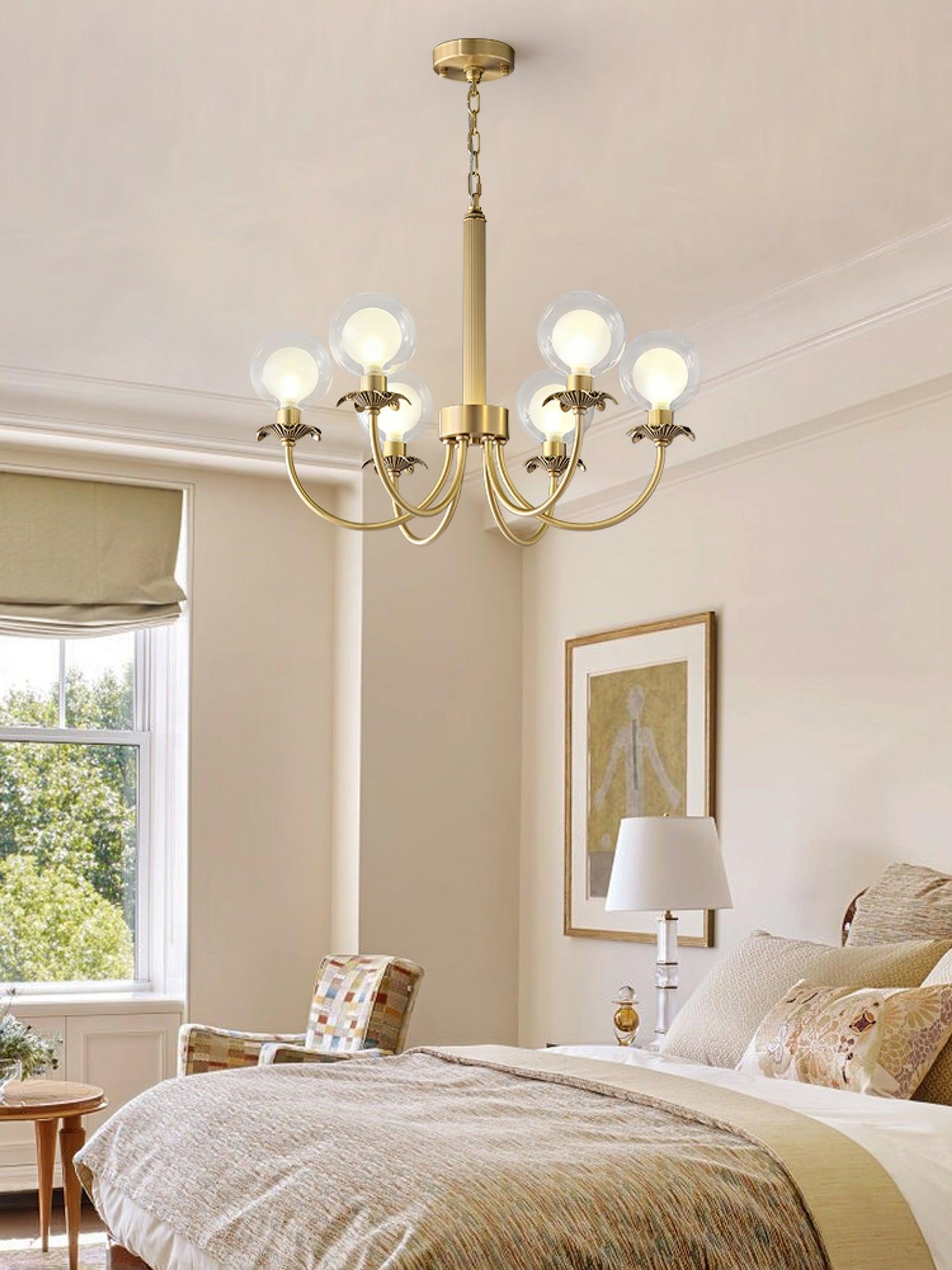 Crown Klassischer Glas-Kronleuchter-Letslighting