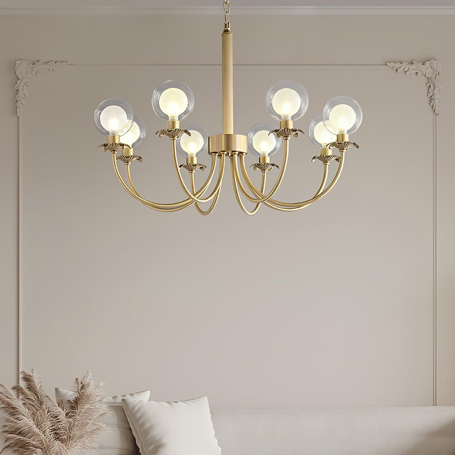 Crown Klassischer Glas-Kronleuchter-Letslighting