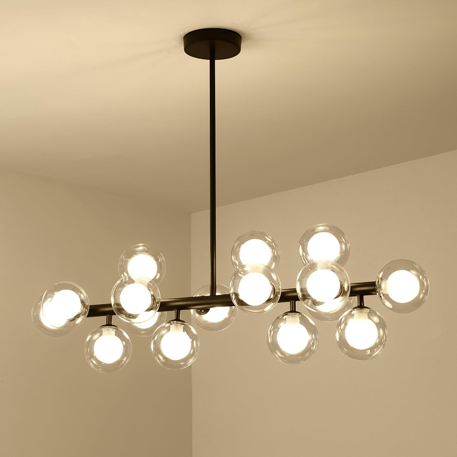 Lustra Kronleuchter Glas Minimalistisch-Letslighting