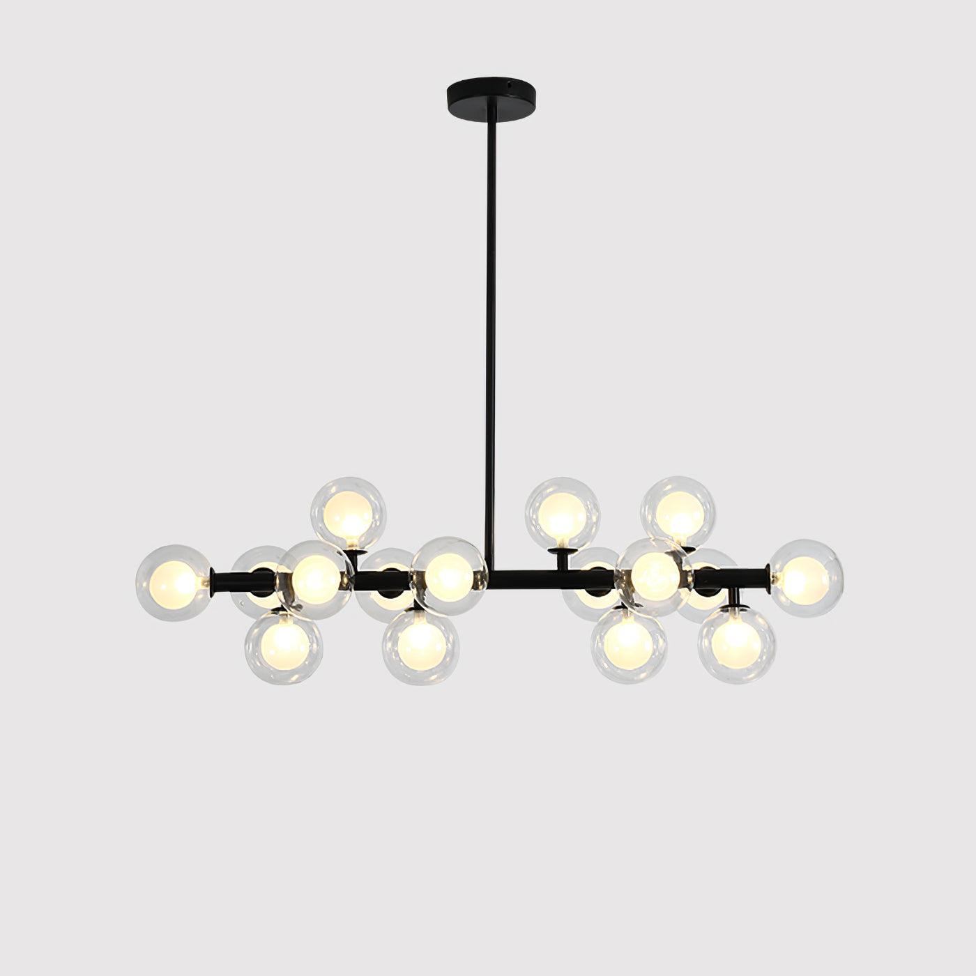 Lustra Kronleuchter Glas Minimalistisch-Letslighting