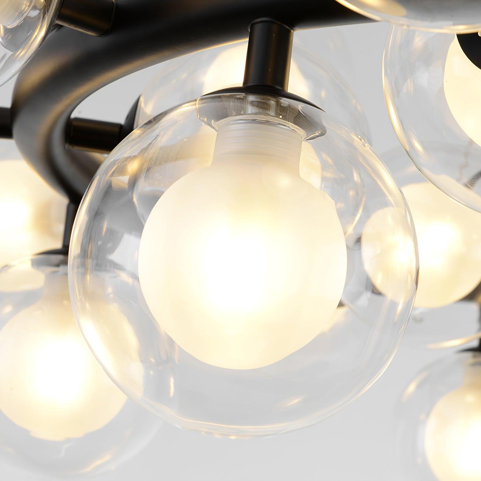 Lustra Kronleuchter Glas Minimalistisch-Letslighting