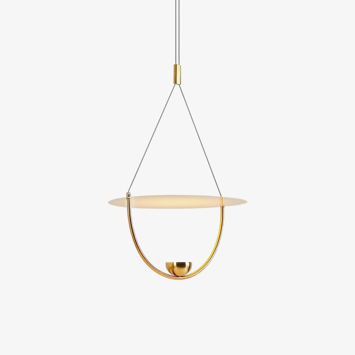 Vecaros Moderne Minimalistische Scheiben-Pendelleuchte-Letslighting