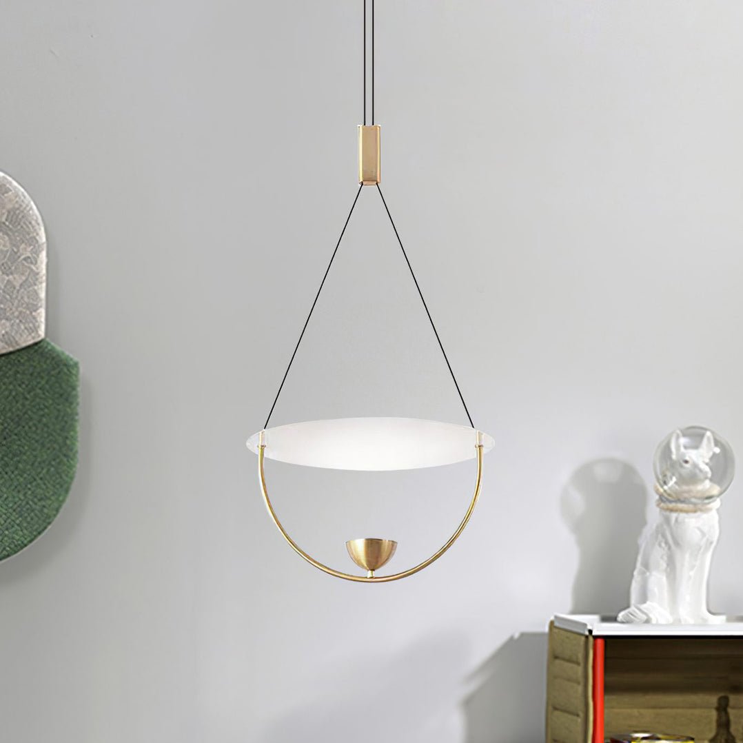 Vecaros Moderne Minimalistische Scheiben-Pendelleuchte-Letslighting