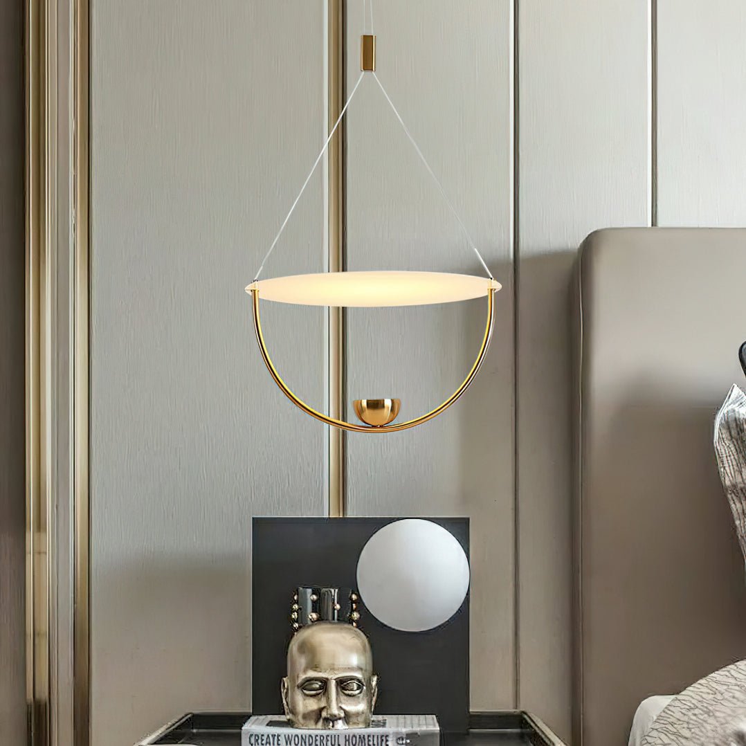 Vecaros Moderne Minimalistische Scheiben-Pendelleuchte-Letslighting