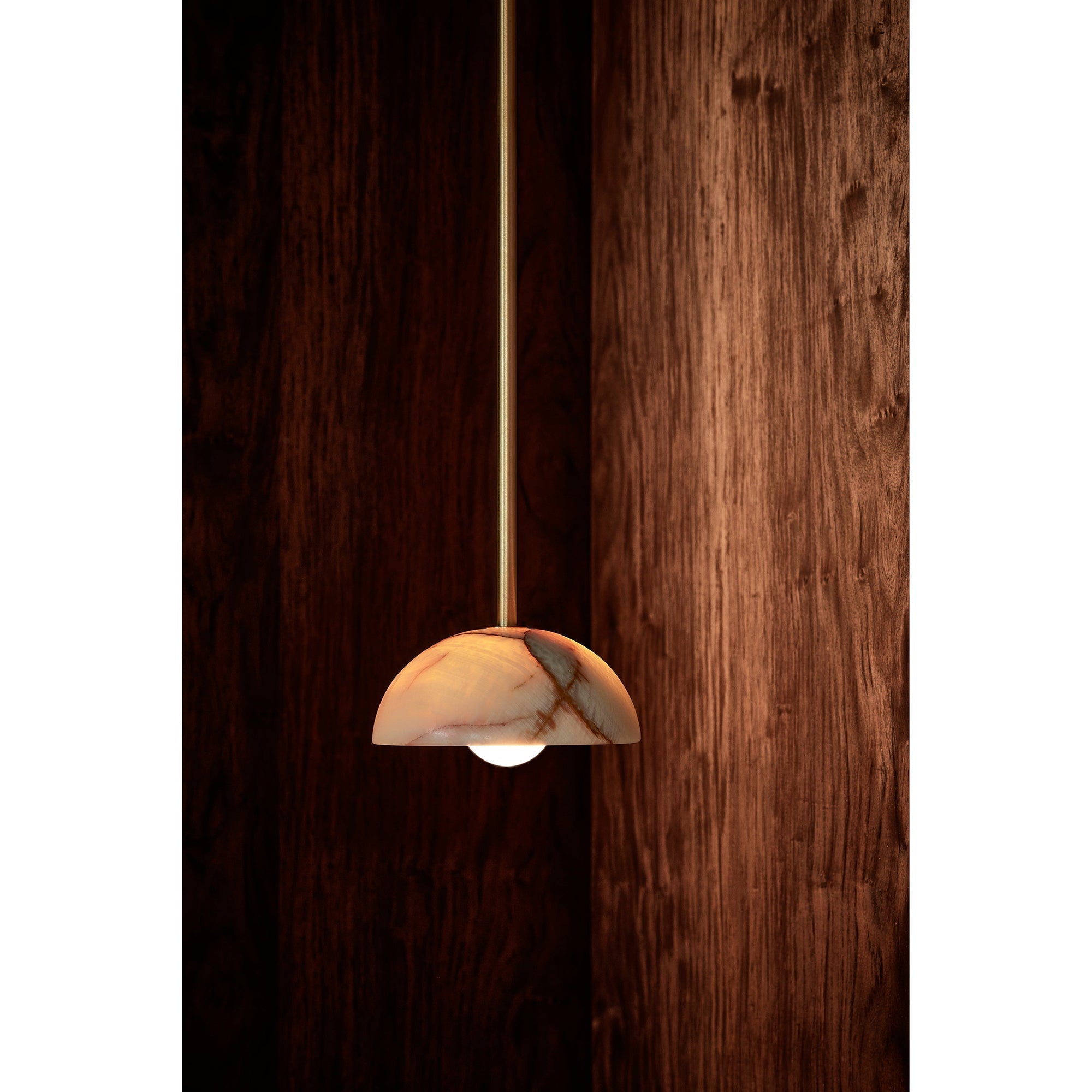 Aurelia Elegance Messing Glas Hängeleuchte-Letslighting