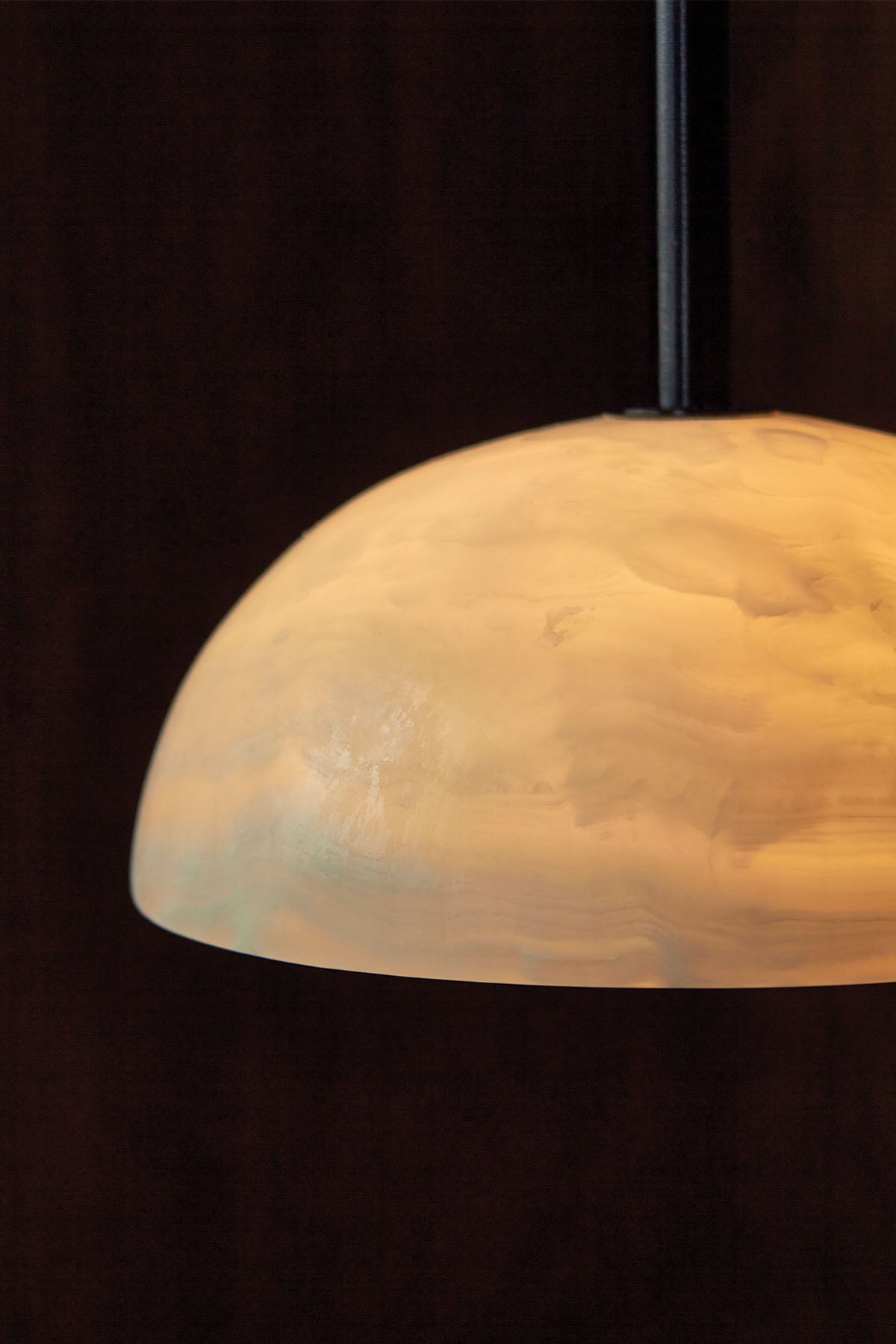 Aurelia Elegance Messing Glas Hängeleuchte-Letslighting