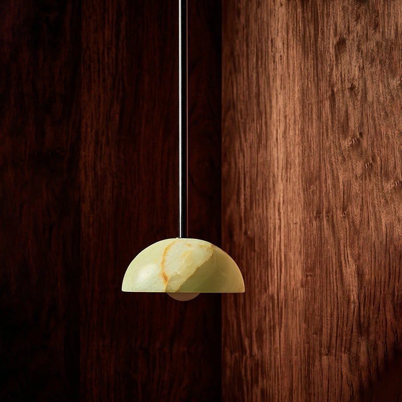 Aurelia Elegance Messing Glas Hängeleuchte-Letslighting