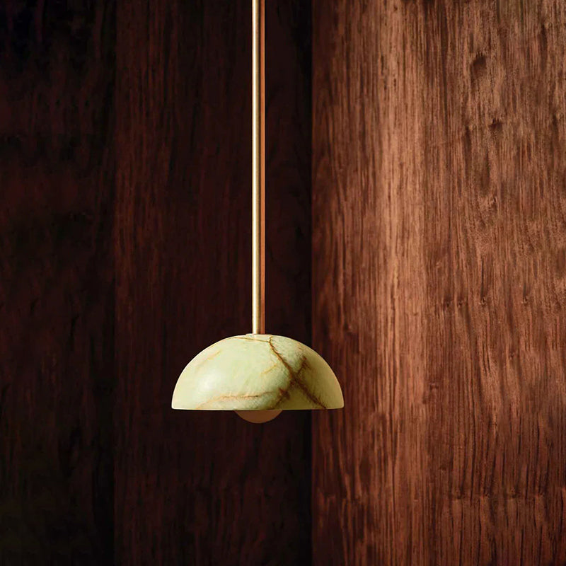 Aurelia Elegance Messing Glas Hängeleuchte-Letslighting