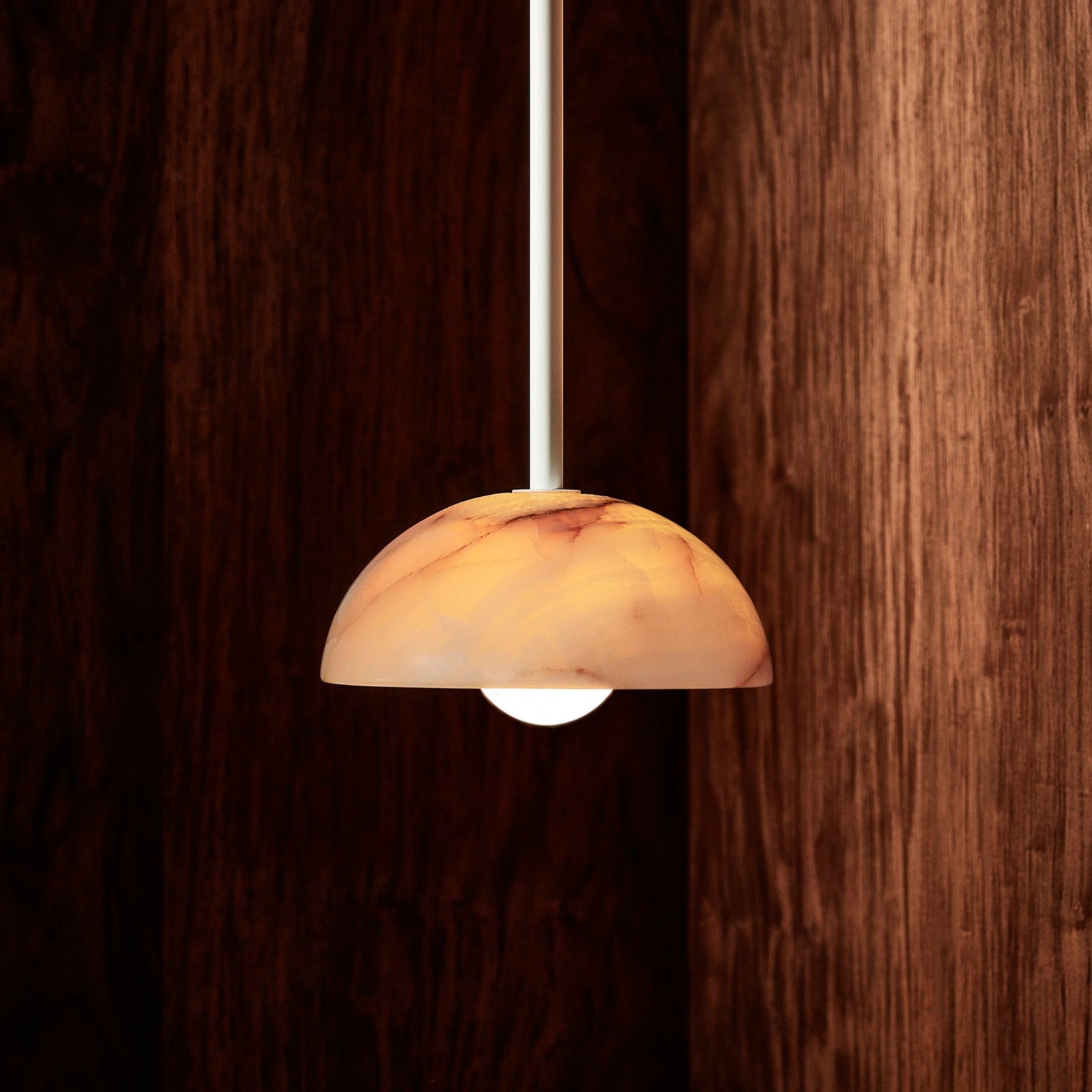 Aurelia Elegance Messing Glas Hängeleuchte-Letslighting
