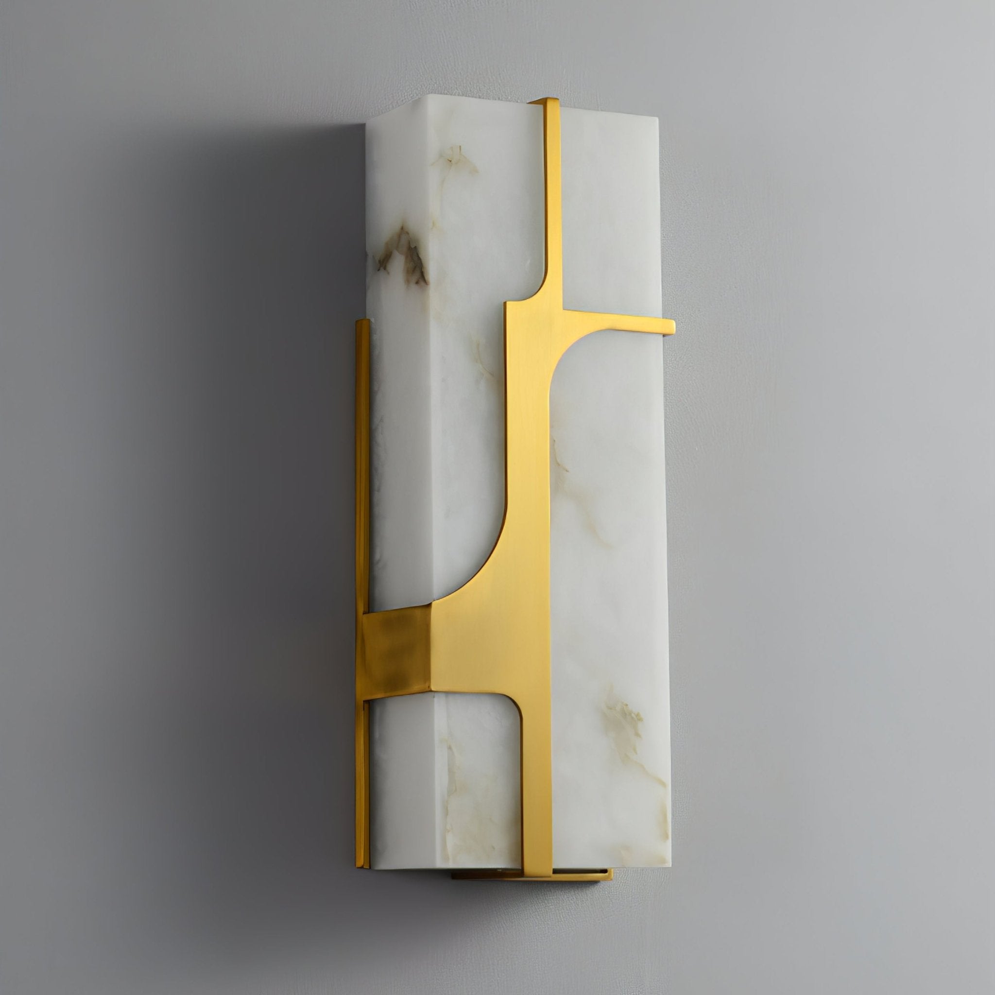 Ocarionis Geometric Alabaster Wall Light - Neutralighting