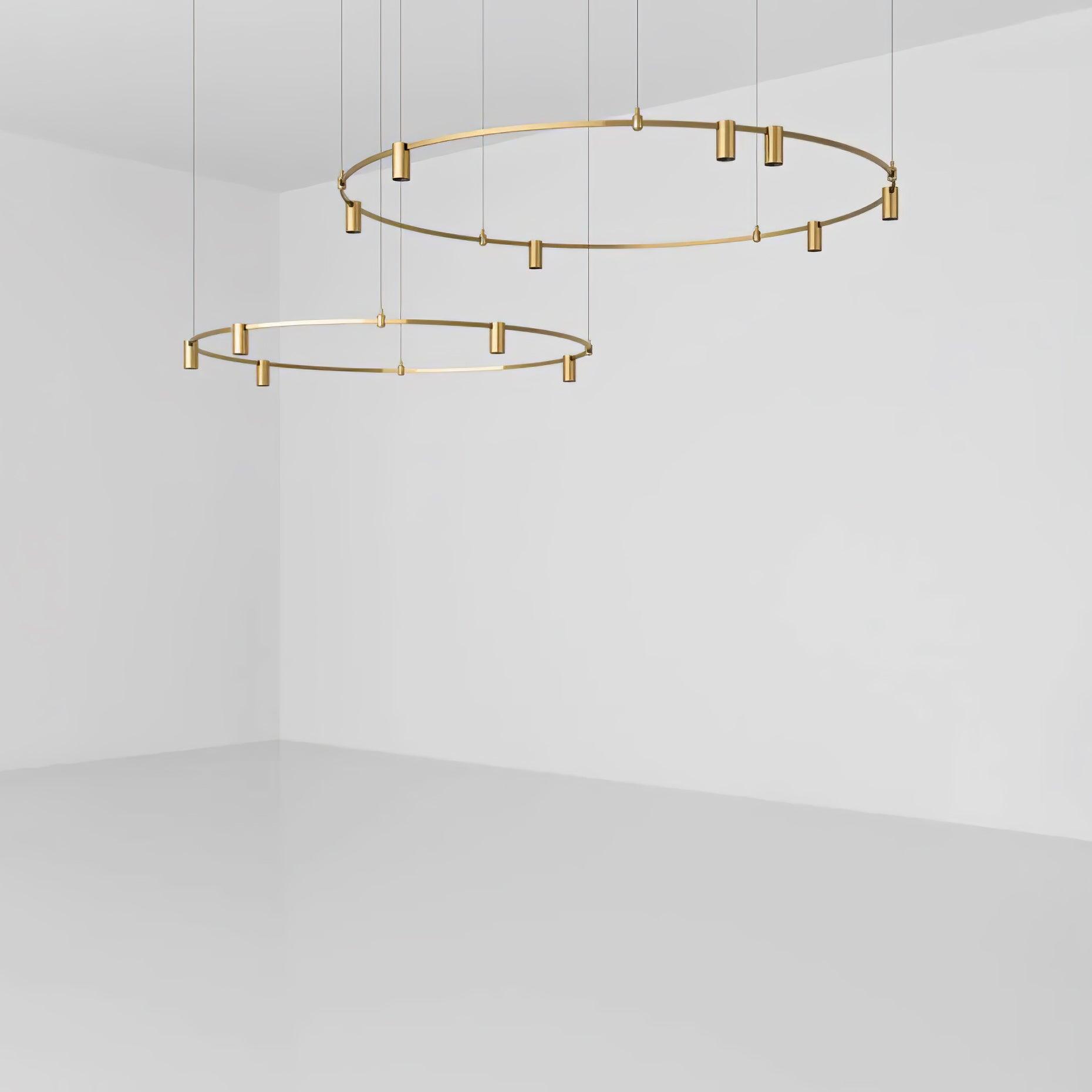 Ivrinir Ringförmige Messing-Pendelleuchte-Letslighting