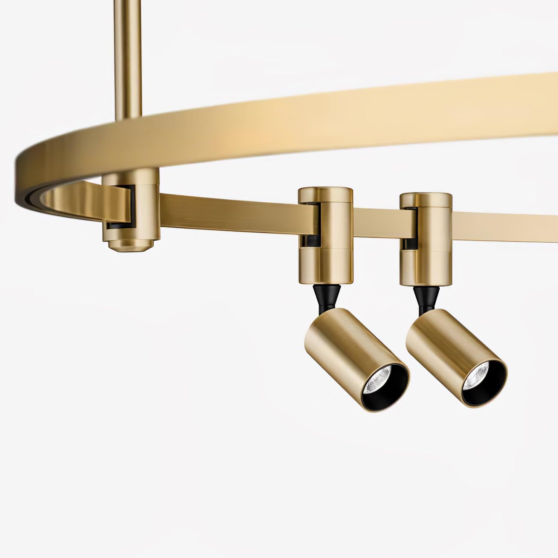 Ivrinir Ringförmige Messing-Pendelleuchte-Letslighting