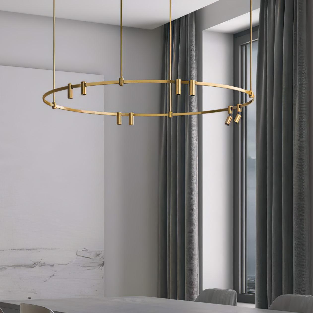 Ivrinir Ringförmige Messing-Pendelleuchte-Letslighting