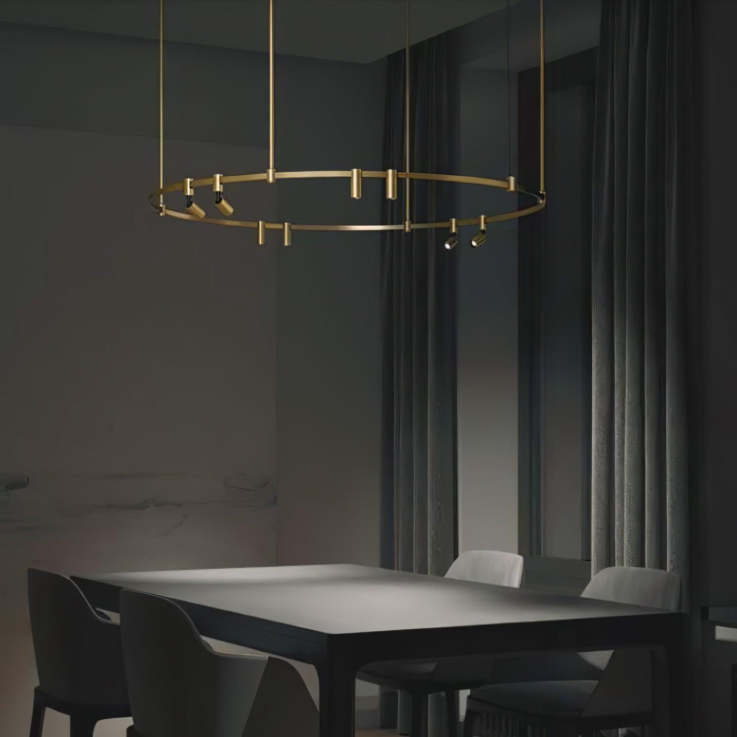 Ivrinir Ringförmige Messing-Pendelleuchte-Letslighting