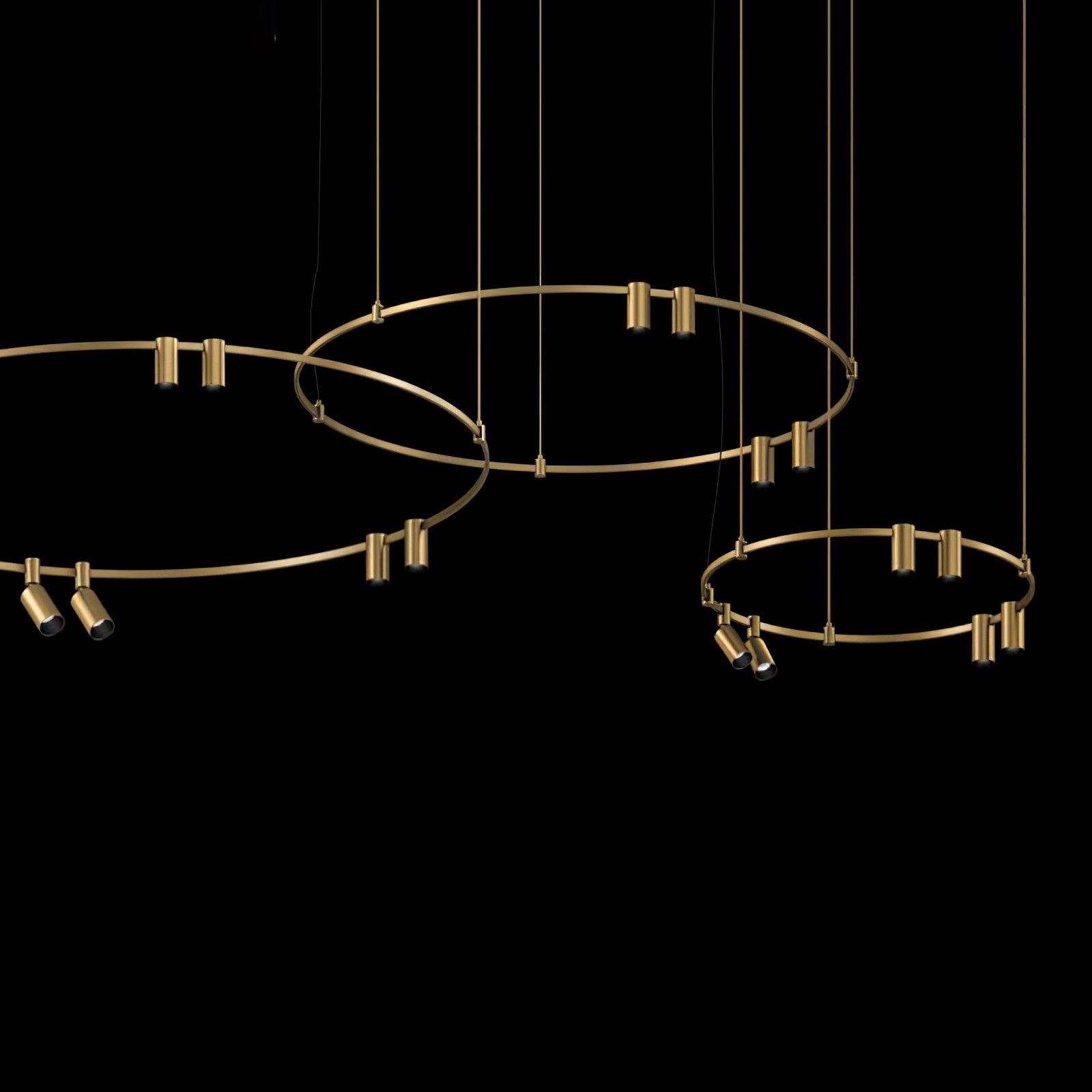 Ivrinir Ringförmige Messing-Pendelleuchte-Letslighting