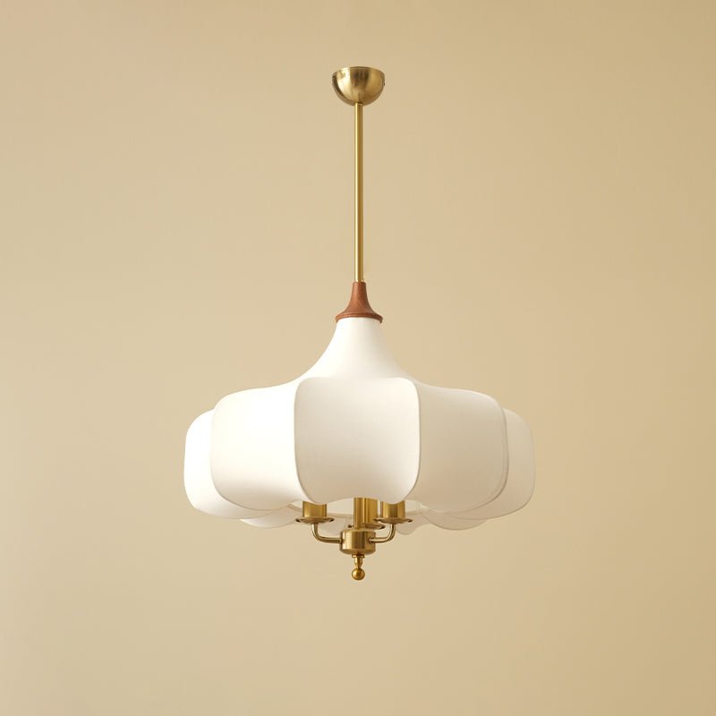 Fioren Stoff & Holz Pendelleuchte-Letslighting
