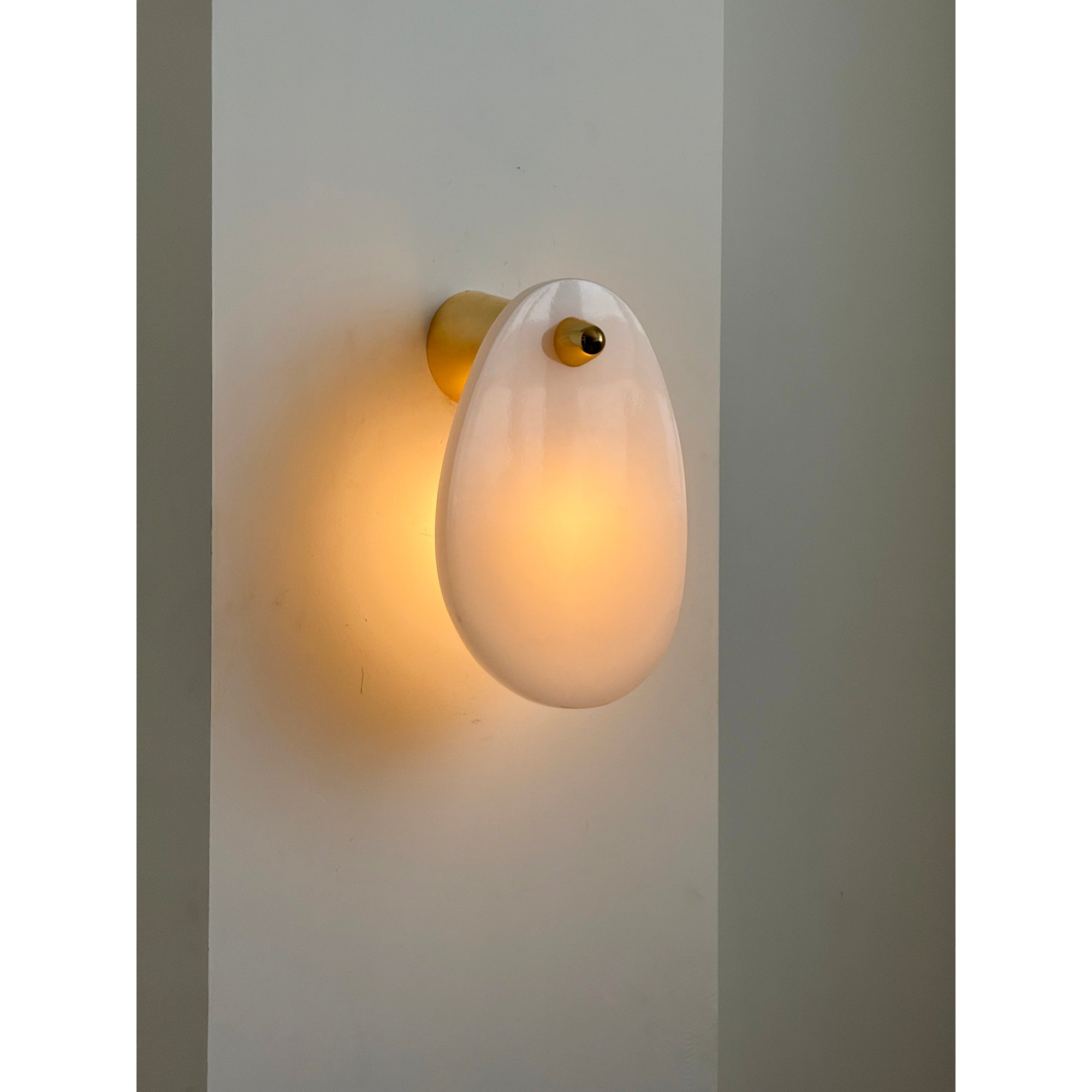 Norduvys Modern Luxurious Metal Marble Wall Lamp - Letslighting