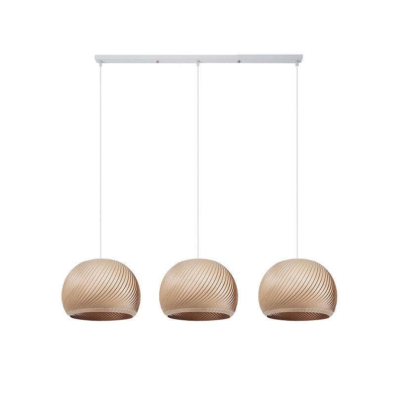 Spiral Vintage Holz Pendelleuchte-Letslighting