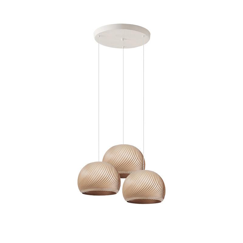 Spiral Vintage Holz Pendelleuchte-Letslighting