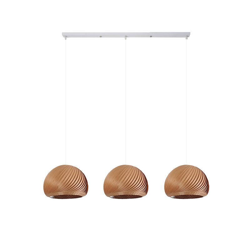 Spiral Vintage Holz Pendelleuchte-Letslighting