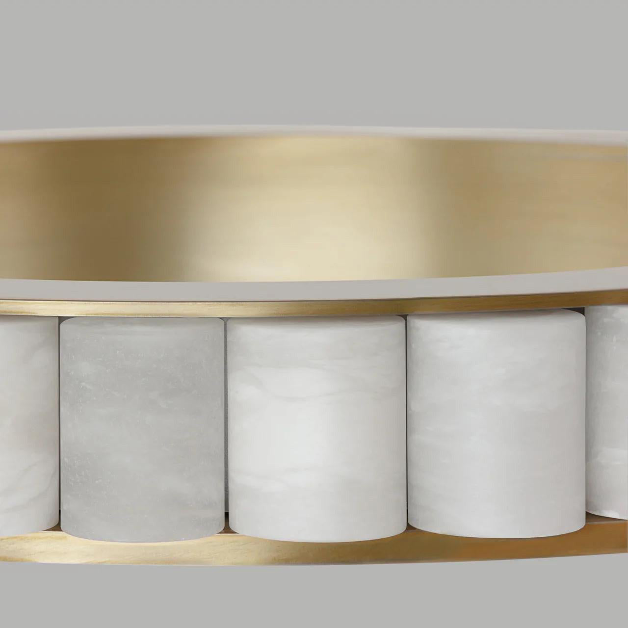 Sifuvyh Postmodern Luxury Stainless Alabaster Chandelier - Letslighting