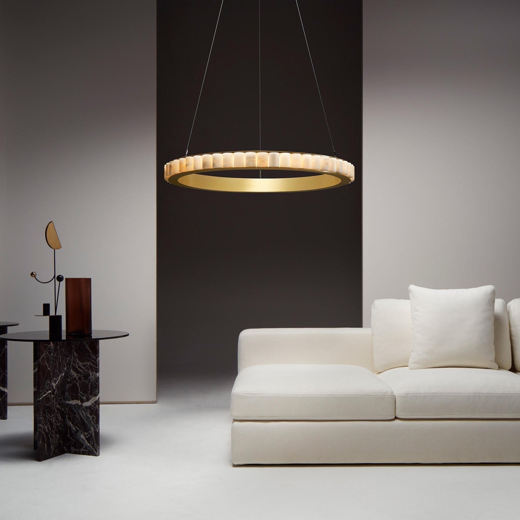 Sifuvyh Postmodern Luxury Stainless Alabaster Chandelier - Letslighting