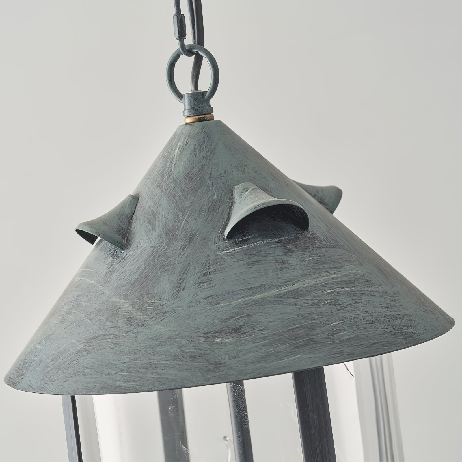 Tinduvyh Vintage Industrial Glas Laterne Pendelleuchte-Letslighting